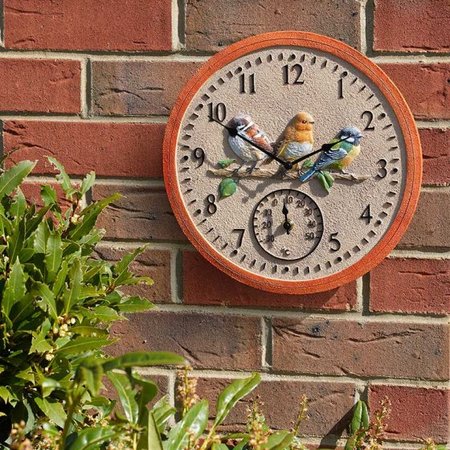 Smart Garden BirdWood 12" Clock