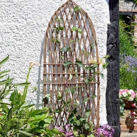 Smart Garden Extra Strong Framed Willow Trellis - Gothic 1.2 x 0.45m