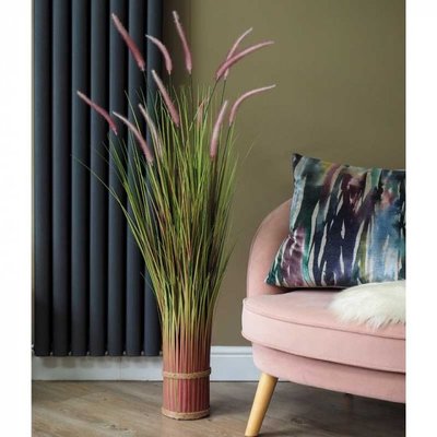 Smart Garden Faux Bouquet - Lilac Grass Tails 120cm - image 2
