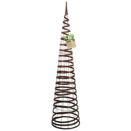 Smart Garden Faux Rattan Obelisk - Chestnut 1.5m - image 1