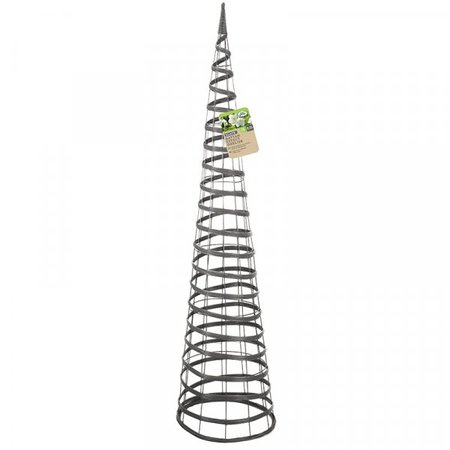 Smart Garden Faux Rattan Obelisk - Slate 1.5m - image 1