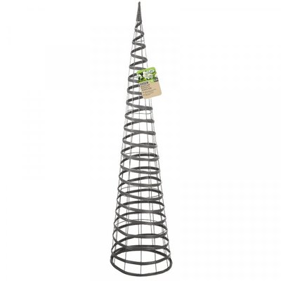 Smart Garden Faux Rattan Obelisk - Slate 1.5m - image 2