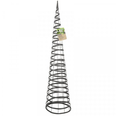 Smart Garden Faux Rattan Obelisk - Slate 1.5m - image 1