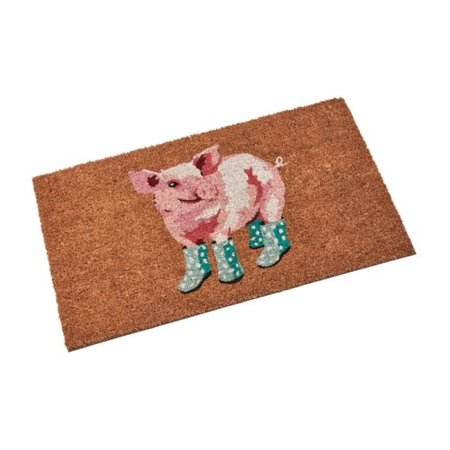 Smart Garden Pig In Wellies Mat 45 x 75cm - image 1