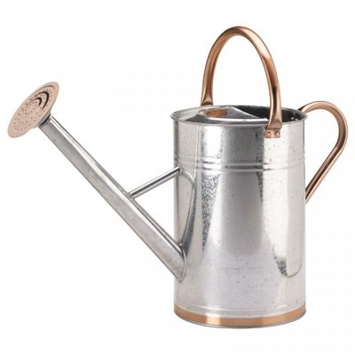 Smart Garden Metal Watering Can – Galvanised 4.5L - image 1