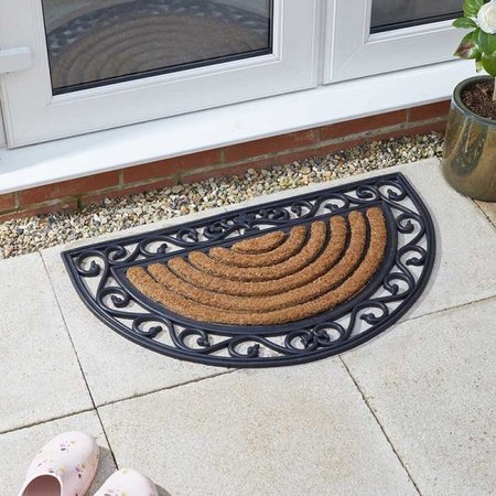 Smart Garden Muck Off! Combi Scraper Half Moon Mat 45 x 75cm - image 2