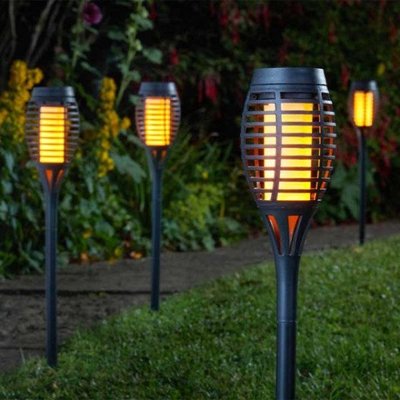 Smart Garden Party Flaming Torch - Black - 5 Pack