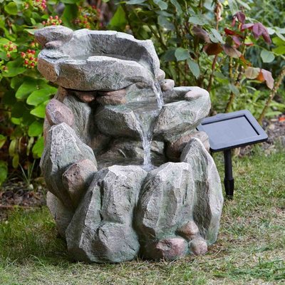 Smart Garden Rock Fall Solar Water Feature - image 1