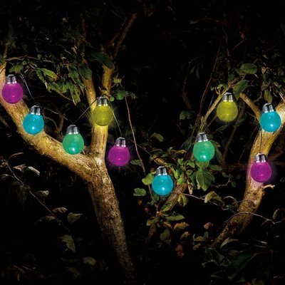 Smart Garden Solar Crackle Globes - Set of 10 - image 2