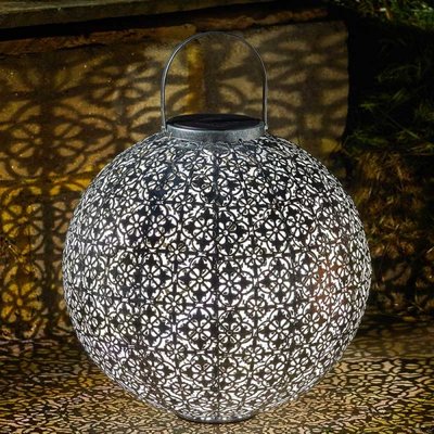 Smart Garden Solar Damasque Jumbo - Silver - image 1