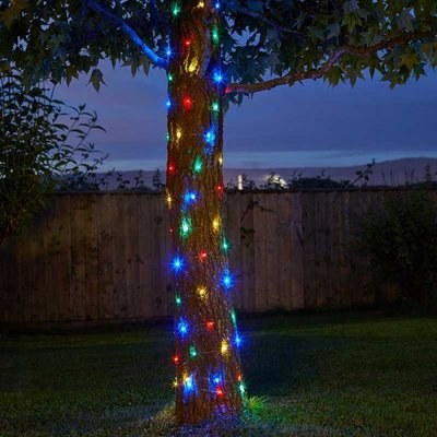 Smart Garden Solar Firefly String Lights - 100 Multi Coloured LEDs - image 1