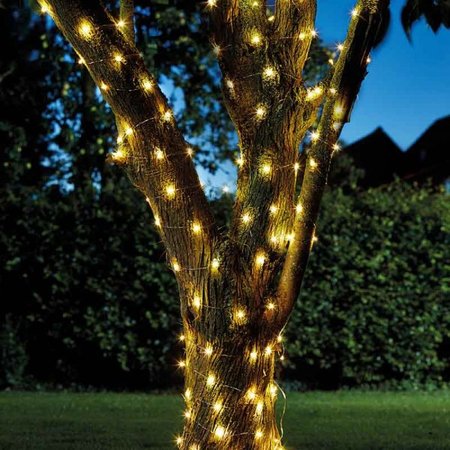 Smart Garden Solar Firefly String Lights - 100 Warm White LEDs - image 1