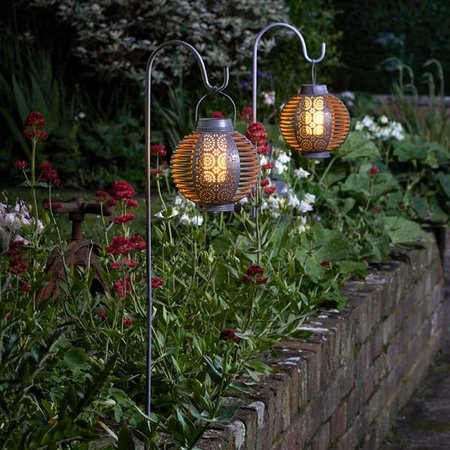 Smart Garden Solar Forli Flaming Lantern - 2 Pack - image 1