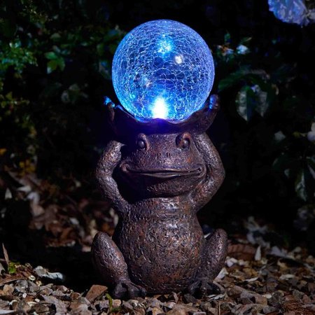 Smart Garden Solar Gazing Frog - image 1