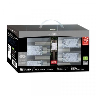 Smart Garden Solar Montana - Stainless Steel - 4 Pack - image 2
