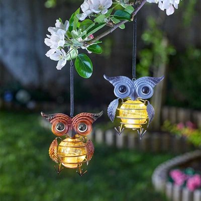 Smart Garden Solar Owl Light - image 1