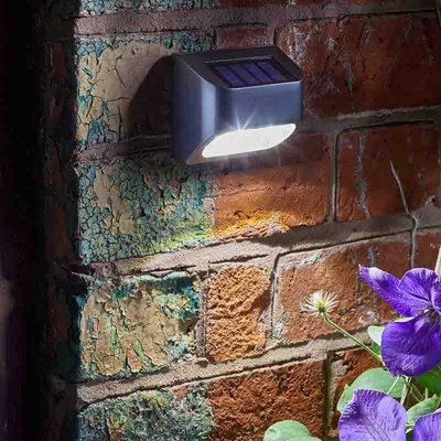 Smart Garden Solar Premier Wall Fence & Post Light 10L - image 1