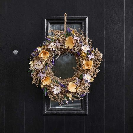 Smart Garden Viola Whirl Wreath 36cm - image 1