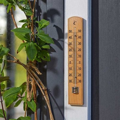 Smart Garden Wooden Wall Thermometer - image 2