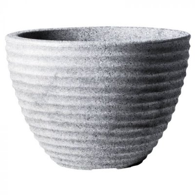 37cm Low Honey Pot Alpine Grey