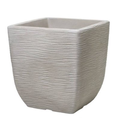 Stewart Cotswold Planter 38cm Square - Limestone Grey - image 2
