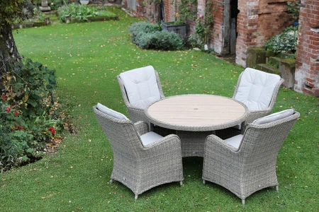 Supremo Lyra 4 Seat Round Dining Set - image 2