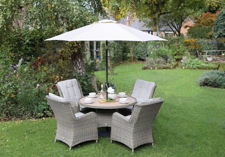 Supremo Lyra 4 Seat Round Dining Set - image 1