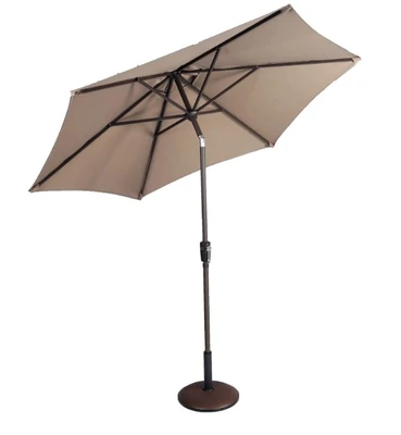 Supremo Riviera 3.0m Parasol - Taupe - image 1