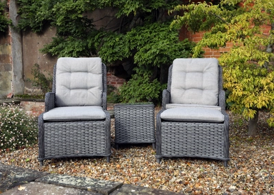 Supremo Rydal Dual Recliner Set with Footrests - image 1