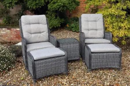 Supremo Rydal Dual Recliner Set with Footrests - image 1