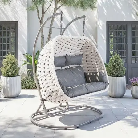 Supremo Thick Rope Hanging Chair - Triple