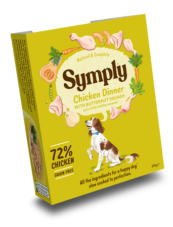 Symply Chicken Dinner Tray (Grain Free) 395g - image 1