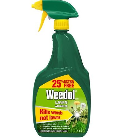 Weedol Gun! Lawn Weedkiller RTU 800ml