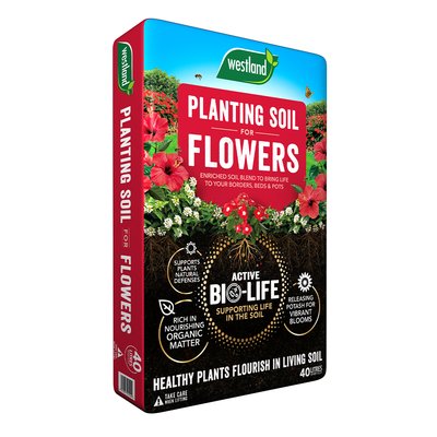 Westland Bio-Life Planting Soil For Flowers 40L