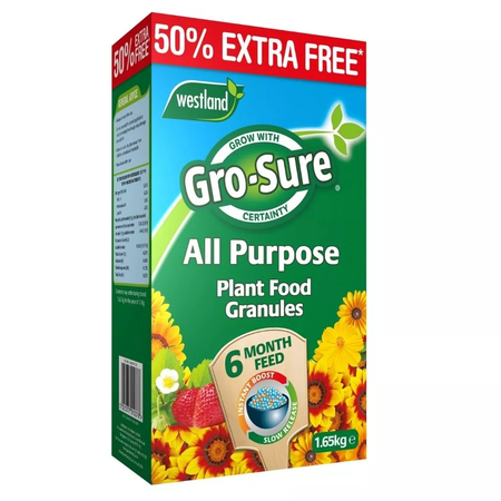 Westland Gro-Sure Plant Food 1.1kg (+50% Free)