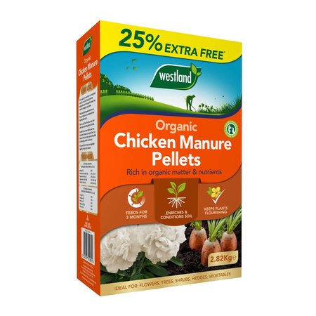 Westland Organic Chicken Manure Pellets 2.82kg - image 1
