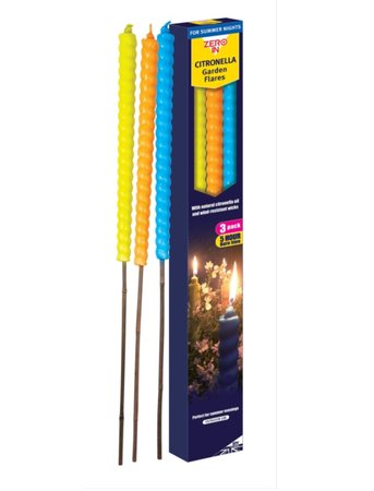 Zero In Citronella Flare 1m (3 Pack)