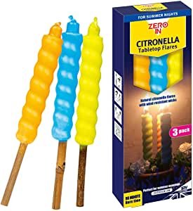 Zero In Citronella Table Flares