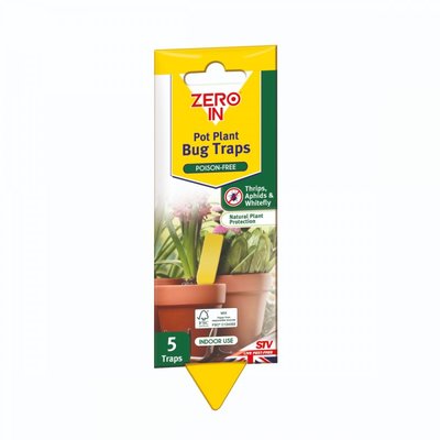 Zero In Pot Plant Bug Traps (5 Pack) - image 1