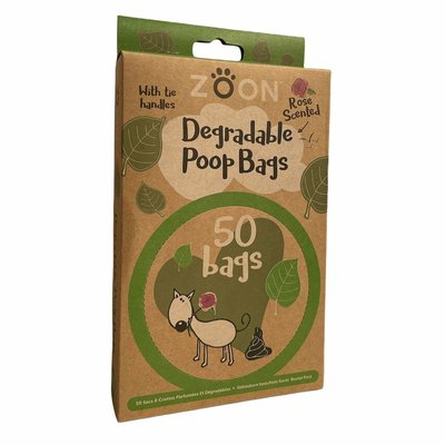 Zoon Degradable Scented Poop Bags - Pack of 50