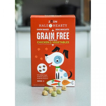 Zoon Hale & Hearty Chicken & Vegetable Grain Free Biscuits 320g - image 1