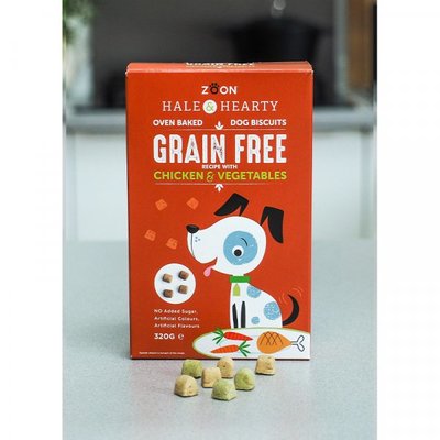 Zoon Hale & Hearty Chicken & Vegetable Grain Free Biscuits 320g - image 1