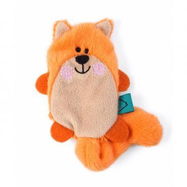 Zoon Nip-it Refillable Catnip Fox - sachet included - image 1