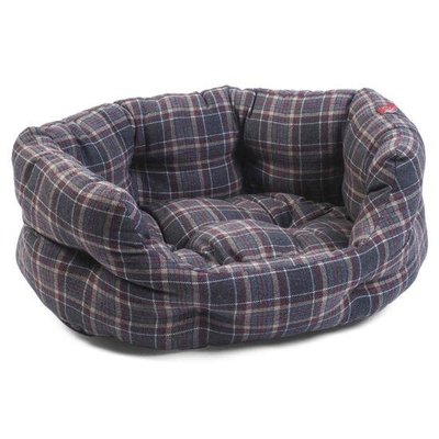 Zoon Plaid Oval Bed - Large - image 2
