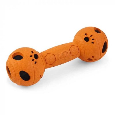 Zoon Rubber Squeaky Ball Dumbbell