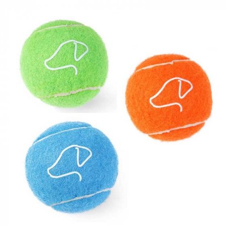 Zoon Squeaky Tennis Ball (Single - Assorted)