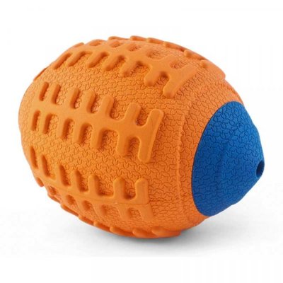 Zoon Squeaky Rugger Rubber 9cm