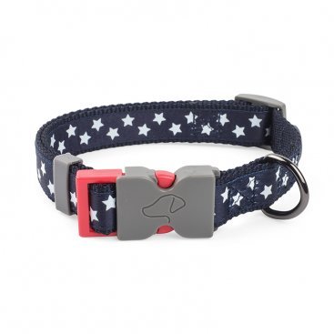 Zoon Starry Navy Dog Collar - Medium