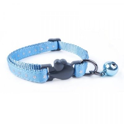 Zoon Wonderlust Starry Shiny Blue Cat Collar